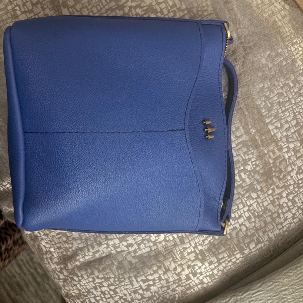 Portland Leather Goods Cypress Side Bag Astro Blue - Picture 3 of 5